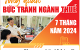 7 tháng đầu năm, Tổng thu ngân sách thuế ước đạt 1.019.702 tỷ đồng