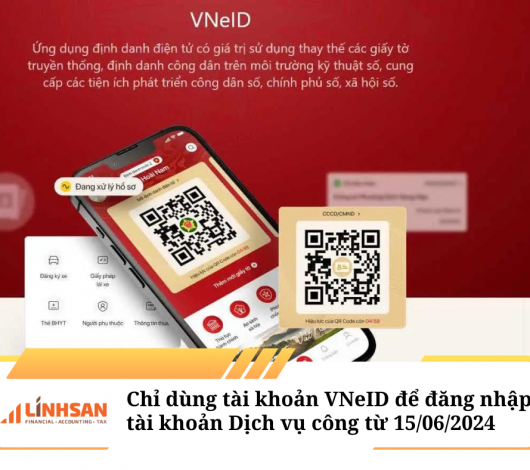 Chỉ dùng tài khoản VneID để đăng nhập Cổng Dịch vụ công từ 15/06/2024