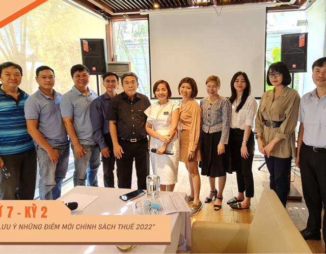 CAFE THỨ 7 kỳ 2 – CẬP NHẬT CÁC CHÍNH SÁCH THUẾ MỚI NĂM 2022