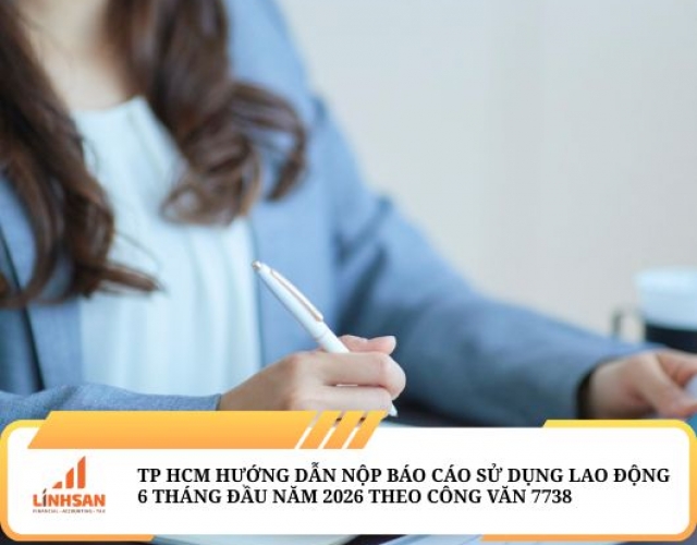 TP HCM hướng dẫn nộp báo cáo sử dụng lao động 6 tháng đầu năm 2026 theo Công văn 7738?