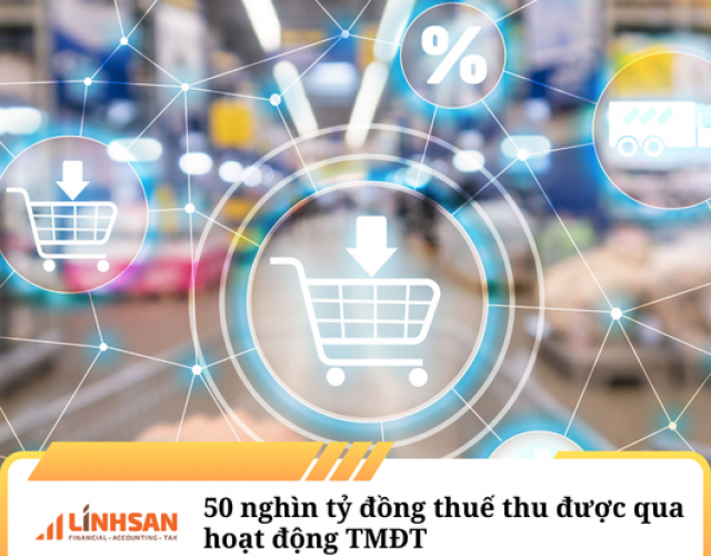 50 nghìn tỷ đồng thuế thu được qua hoạt động TMĐT