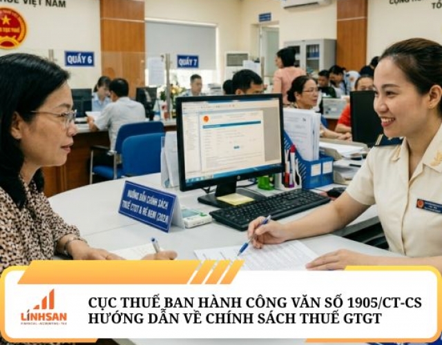 Cục Thuế ban hành Công văn số 1905/CT-CS hướng dẫn về chính sách thuế giá trị gia tăng