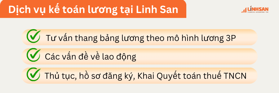 Dịch vụ kế toán lương | Linh San